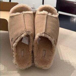 UGG Tan Shearling Slippers
